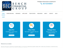 Tablet Screenshot of benchfinancial.com
